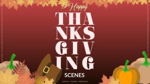 Videohive 5 Thanksgiving Posts and Stories Elements template preview