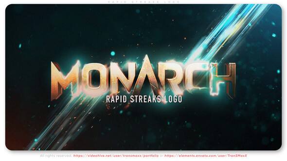 Videohive Rapid Streaks Logo Logo Stings template preview