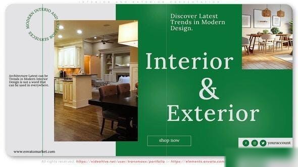 Videohive Interior and Exterior Presentation Openers template preview