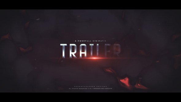 Videohive Cinematic Blockbuster Trailer 23726542 Titles template preview