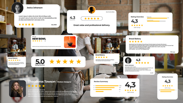 Videohive Rating & Reviews 5.0 Elements template preview