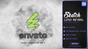 Videohive Sketch Logo Reveal 53934398 Logo Stings template preview