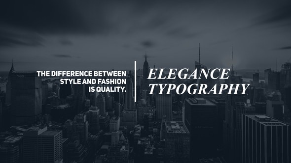 Videohive Minimal Typography 22953634 Titles template preview
