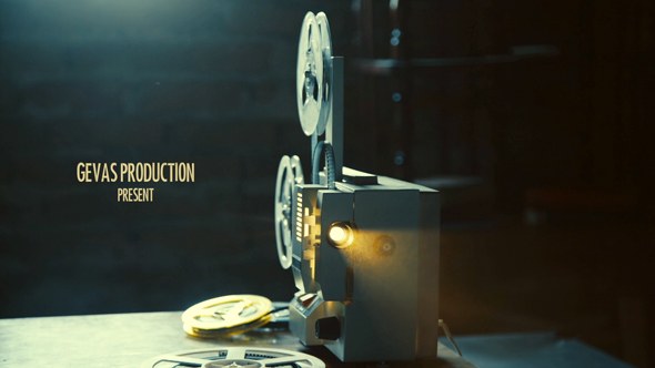 Videohive Vintage Memories Film Projector Video Displays template preview