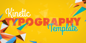 Videohive Kinetic Typography 8523088 Titles template preview