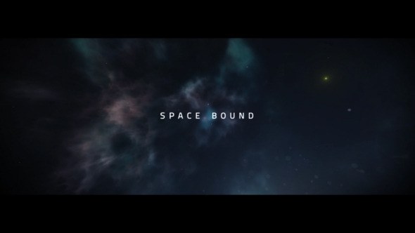 Space Bound Titles Video Displays template preview