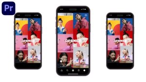 Smooth Instagram TikTok Multiscreen Opener | Split Screen Slideshow | MOGRT Premiere Pro template preview