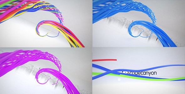 Videohive Colorful Ribbon Logo Reveal Logo Stings template preview