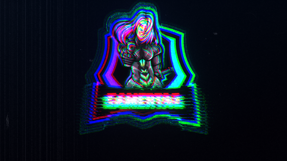Videohive Glitch Logo V3 Logo Stings template preview