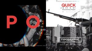 Videohive Typographic Documentary Promo Openers template preview