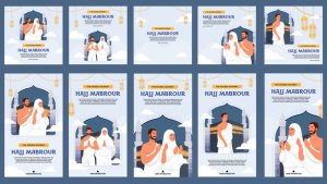 Videohive Hajj Feed and Stories Instagram Ramadan template preview