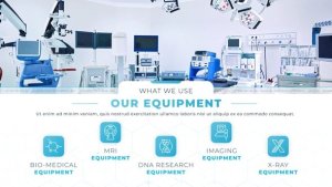 Videohive Modern Clinic Treatment Video Displays template preview