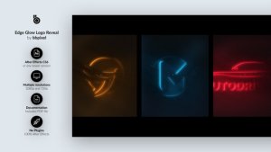 Videohive Edge Glow Logo Reveal Logo Stings template preview