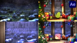 Videohive Christmas Home Logo for After Effects Logo Stings template preview