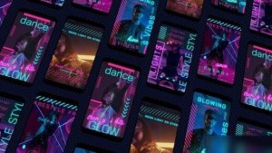 Videohive Instagram Reels Neon 52143429 Openers template preview