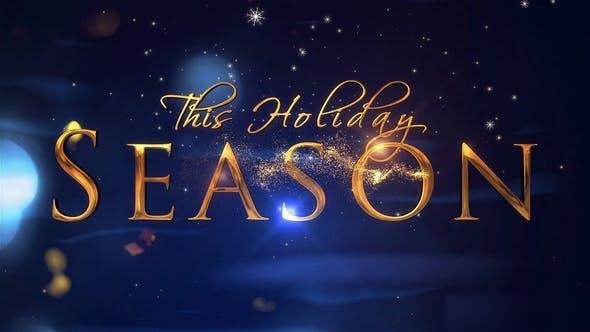 Videohive Christmas Greeting Titles 25327478 Openers template preview