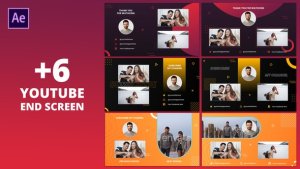 Videohive Youtube End Screen 31467064 Elements template preview