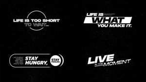 Videohive Stylish Title Animation RGB Titles template preview