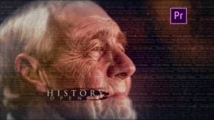 History Opener Premiere Pro template preview