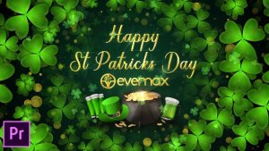 St Patrick’s Day Greetings Premiere Pro Premiere Pro template preview