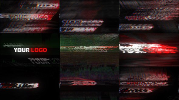 Videohive Glitch Logo Intro 47171761 Logo Stings template preview