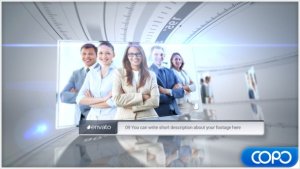 New Corporate Timeline Video Displays template preview