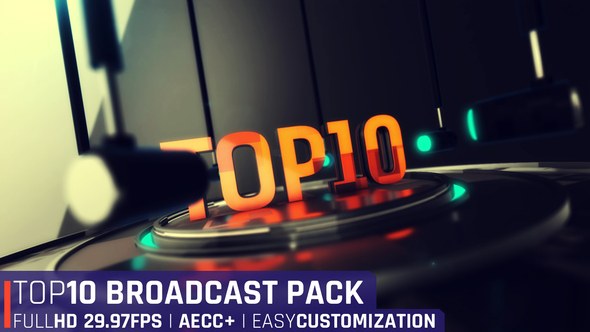 Videohive Top10 Broadcast Pack Broadcast-packages template preview