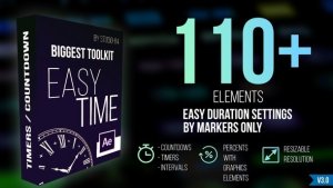 Videohive Countdown Timer toolkit "Easy Time" Elements template preview