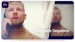 Corporate Sequence Premiere Pro template preview
