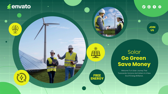 Videohive Solar and Wind Alternative Power Video Displays template preview