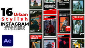 Videohive Urban Stylish Instagram Stories Product Promo template preview