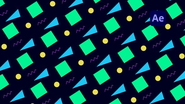 Videohive Looping Back grounds Elements template preview