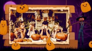 Videohive Happy Halloween Slideshow Video Displays template preview