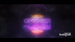 Videohive Neon Logo Opener 24168138 Openers template preview
