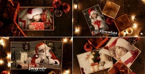 Christmas Photo Gallery Video Displays template preview