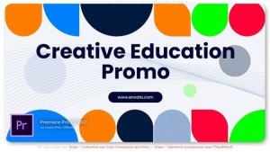 Exciting Education Slideshow Premiere Pro template preview