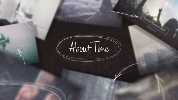Videohive About Time Video Displays template preview