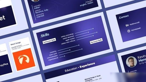Videohive Resume - Portfolio Openers template preview