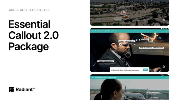 Call Out Video Displays template preview