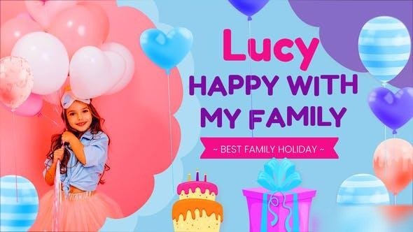 Videohive Happy Birthday Lucy