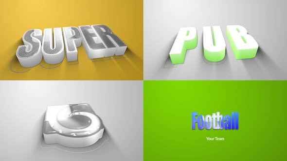 Videohive 3D Clean Logo Reveal 47174741 Logo Stings template preview
