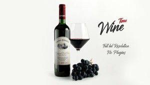 Videohive Red Wine Time Product Promo template preview
