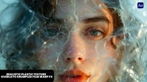 Videohive Realistic Plastic Texture Overlays вЂ“ Crumpled Film Warp FX Elements template preview