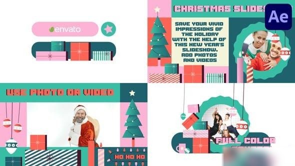 Videohive Christmas And New Year Slideshow for After Effects Openers template preview