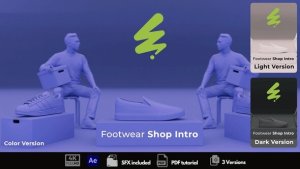 Videohive Footwear Shop Intro Logo Stings template preview