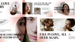 Videohive Valentine After Effects Video Displays template preview