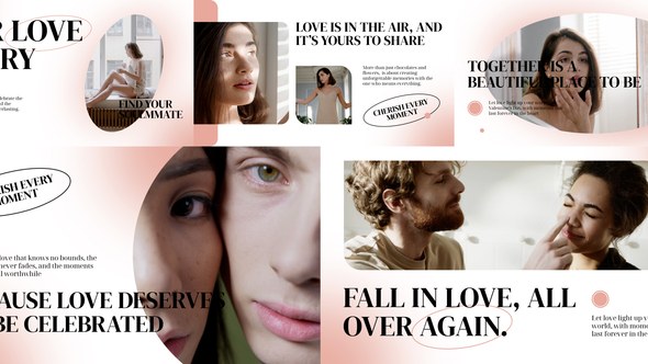 Videohive Valentine After Effects Video Displays template preview