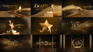 Videohive Awards Ceremony | Golden Titles Elements template preview
