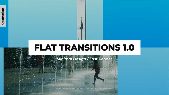 Videohive Minimal Flat Transitions For After Effects Elements template preview