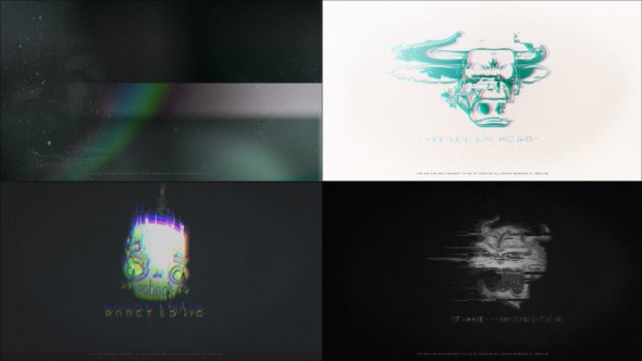 Videohive Aphex Glitch Logo Reveal Logo Stings template preview